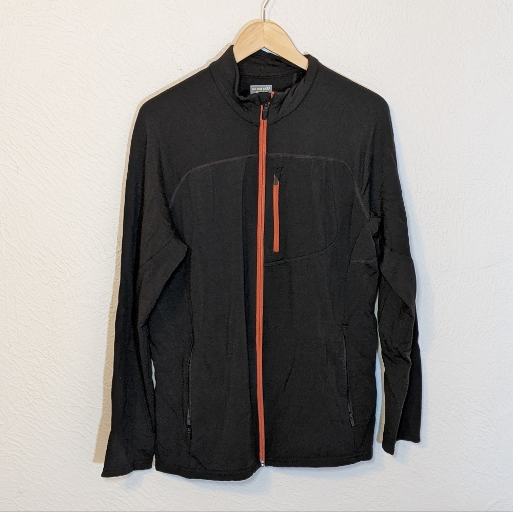 Full zip midweight merino jacket
